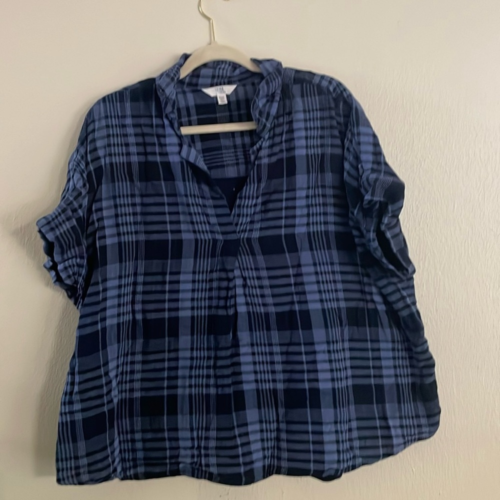 Plaid Blue Too